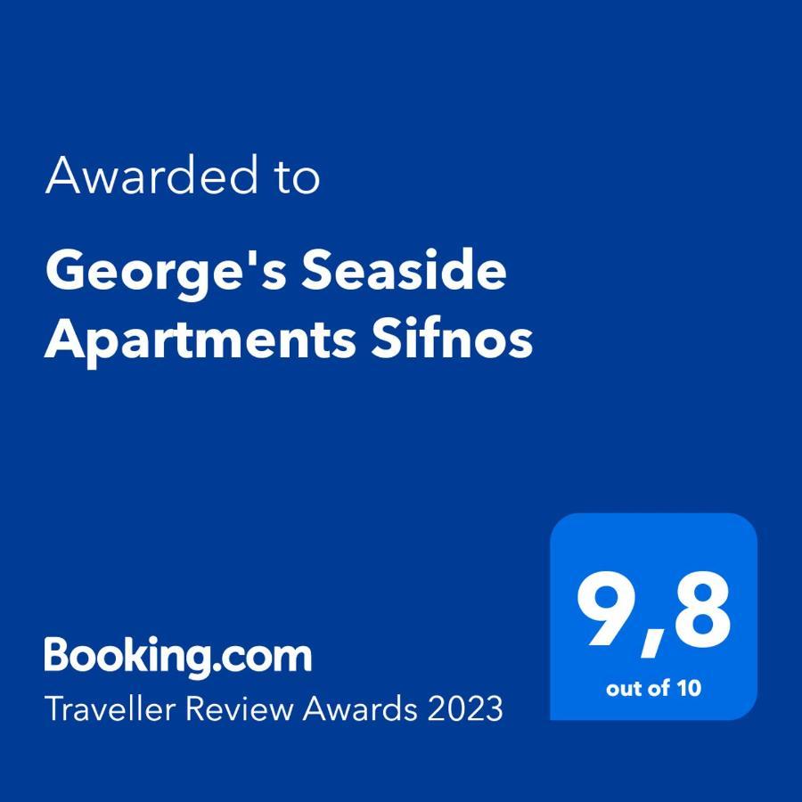 George'S Seaside Apartments Sifnos Vathi  Eksteriør bilde